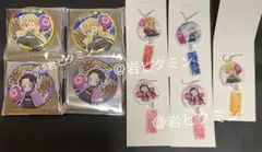 鬼滅の刃イオン　全集中夏祭りキャンペーン缶バッジ　キーホルダー　煉獄　天元　善逸