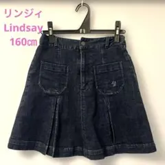 【ワケあり!】リンジィ　Lindsay デニムスカート　ネイビー L 160㎝
