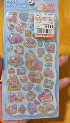 y*u様 カービィ プチドロップシール