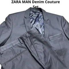 ZARA MAN Denim Couture セットアップ スーツ 紺 46のサムネイル