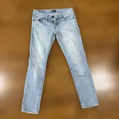 Moussy デニム　ライトブルー スキニーデニム