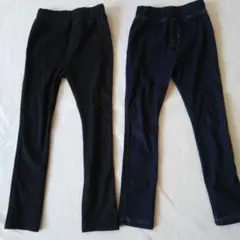 レギンスデニム風スパッツ 110cm ２枚セット