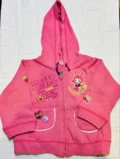 メゾピアノ　ベリー　フード付きパーカー　95cm