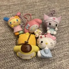 【中古】コンプリート5点 サンリオキャラクターズ GRWMマスコットチャーム