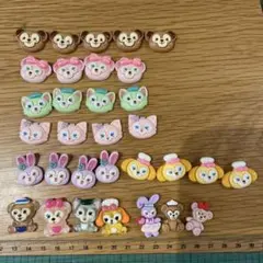 ディズニー　ダッフィー　デコパーツ