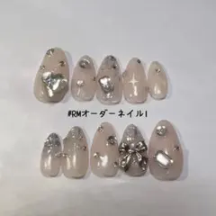 ワンホンネイル ネイルチップオーダー オーダーネイル 韓国 ゆめかわ