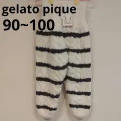 【90〜100】gelatopique　ジェラートピケ　パンツ　ボーダー