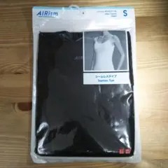 AIRism シームレスキャミソール S ブラック