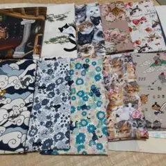 猫生地　縦50cm横25cm 10枚 柄変更不可