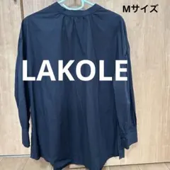 ★LAKOLE ★ボリュームスリーブブラウス/ブラックのサムネイル