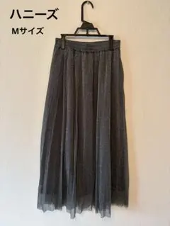 honeys ラメ入り ロングスカート Mサイズのサムネイル