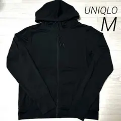 ユニクロ UVカットパーカー エアリズム 黒