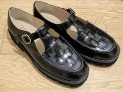 【ほぼ新品】北欧暮らしの道具店　T ストラップシューズ 23.5cm