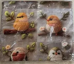 PARADISEパネル生地 インコ柄 ブンチョウ柄 シマエナガ柄 P421 - メルカリ