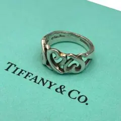 TIFFANY&Co.ティファニー リング カーブドウェープハート 8号 - メルカリ