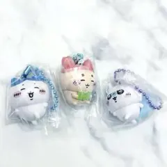 ちいかわ ボールチェーンつきマスコット ハチワレ 古本屋 モモンガ 3点