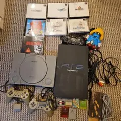 PS本体　PS2本体 PSソフトメモリーカード６個　セット
