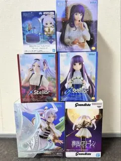 【豪華6点セット】葬送のフリーレン フィギュア & ルームライト まとめ売り