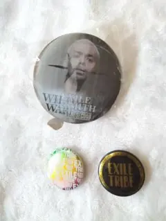 EXILE TRIBE 缶バッジ 3個セット ライブツアーグッズのサムネイル