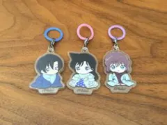 名探偵コナン　ふらっとめじるしアクセサリー　ちぢませ隊　毛利蘭　萩原研二　灰原哀