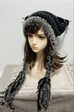 猫耳ニット帽 y2k サブカル パンク