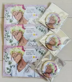 ブルーロック 士道龍聖 flower crown 缶バッジ 特典カード