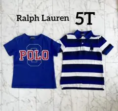 ラルフローレン5T半袖Tシャツポロシャツ2着セット
