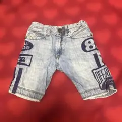 美品◯DIESEL ディーゼル　キッズハーフパンツ◯4/106cm①