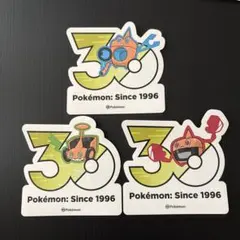 韓国限定 ポケモン 30周年記念ステッカー シャリタツ2枚セット - メルカリ