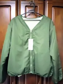 【新品】ジャケット ブルゾン リバーシブル 裏ボア素材 LLサイズ