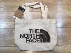 新品 海外モデル ノースフェイス コットン トートバッグ ブラウン 生成り　茶