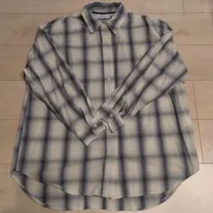 SEASON REASON チェック柄長袖シャツ Mサイズ