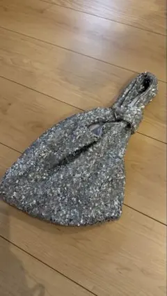 CIAOPANIC TYPY シルバー スパンコール ハンドバッグ