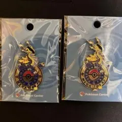 ポケモンセンター メガトウキョーミライドンロゴピンズ ピカチュウ　2個セットのサムネイル