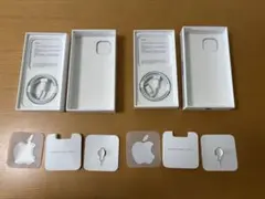 iPhone14 空箱 ライトニングケーブル、SIMピン、ステッカー 2個セット