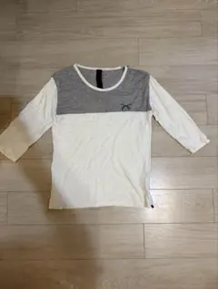 OAKLEY 七分袖 ラグラン カットソー ホワイト ネイビー | Mercari