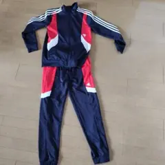 adidas ジャージ上下セット ネイビー/レッド