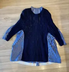 sacai ニットドッキングシャツ　サイズ1のサムネイル