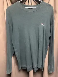 FILA ブラック長袖Tシャツ