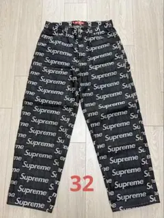 Supreme Jacquard Logos Double Knee Denim - メルカリ