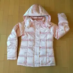 Gap Kids＊160｜光沢ピンクの上品ダウン♡フード取外し可・軽くて暖かい
