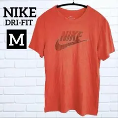 NIKE ナイキ Tシャツ 半袖 M オレンジ 綿ポリ ランニング スポーツ