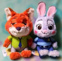 ズートピア【FukuFuku BIGぬいぐるみ】ニック&ジュデイ