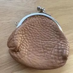 土屋鞄　がま口　財布　コインケース　小銭入れ　レザー　ヌメ革　小物入れ　男女兼用