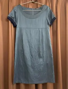ビューティ&ユース　半袖ワンピース　ネイビー　Sサイズ　美品