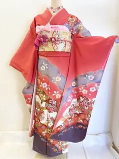 01 振袖フルセット　振袖　成人式　正絹　振袖セット　友禅