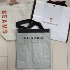 ショッパー　ビニール製　3枚セット