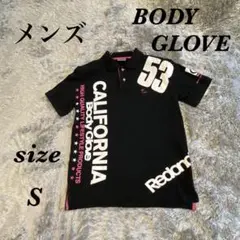 BODY GLOVE (S) 半袖ポロシャツ メンズ プリント コットン100％のサムネイル