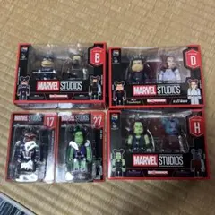MARVEL Happyくじ　BE@RBRICK Ｂ.D.Ｈ賞+2体
