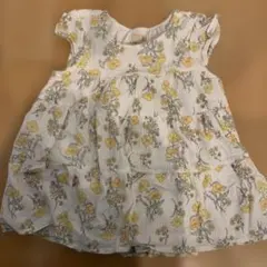 petit main フラワープリント チュニック 110